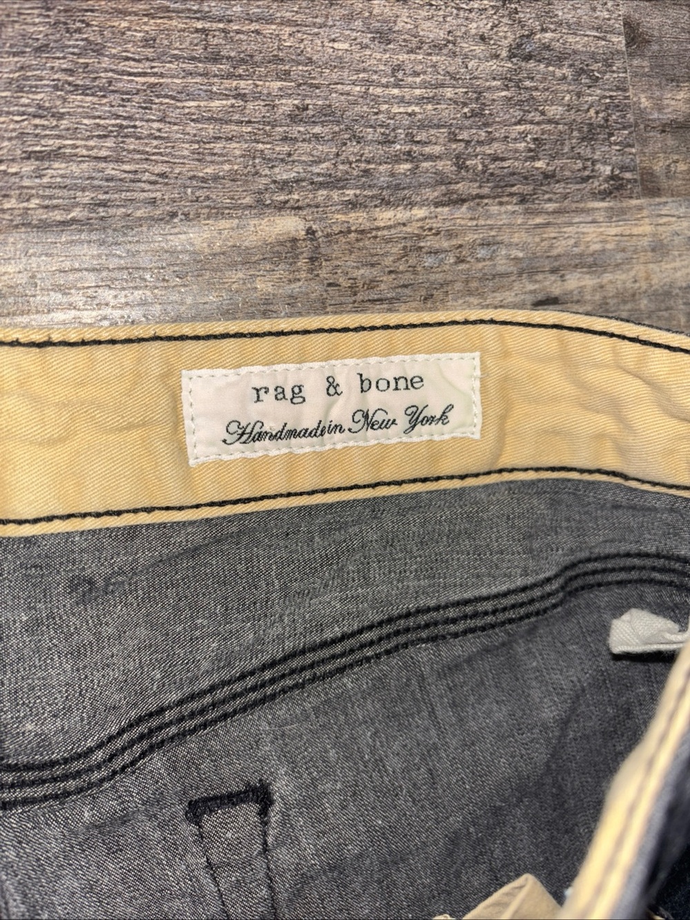 Vintage Y2K Rag & Bone Low Rise Cutoff Black Jean Shorts Size 27 In Waist - Picture 7 of 7